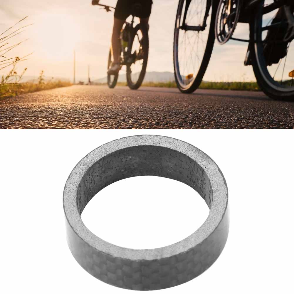 4 Stück Hochleistungs-Kohlefaser-Fahrrad-Gabelkopf-Steuersatz-Unterlegscheibe Vorbau-Abstandshalter 10 mm