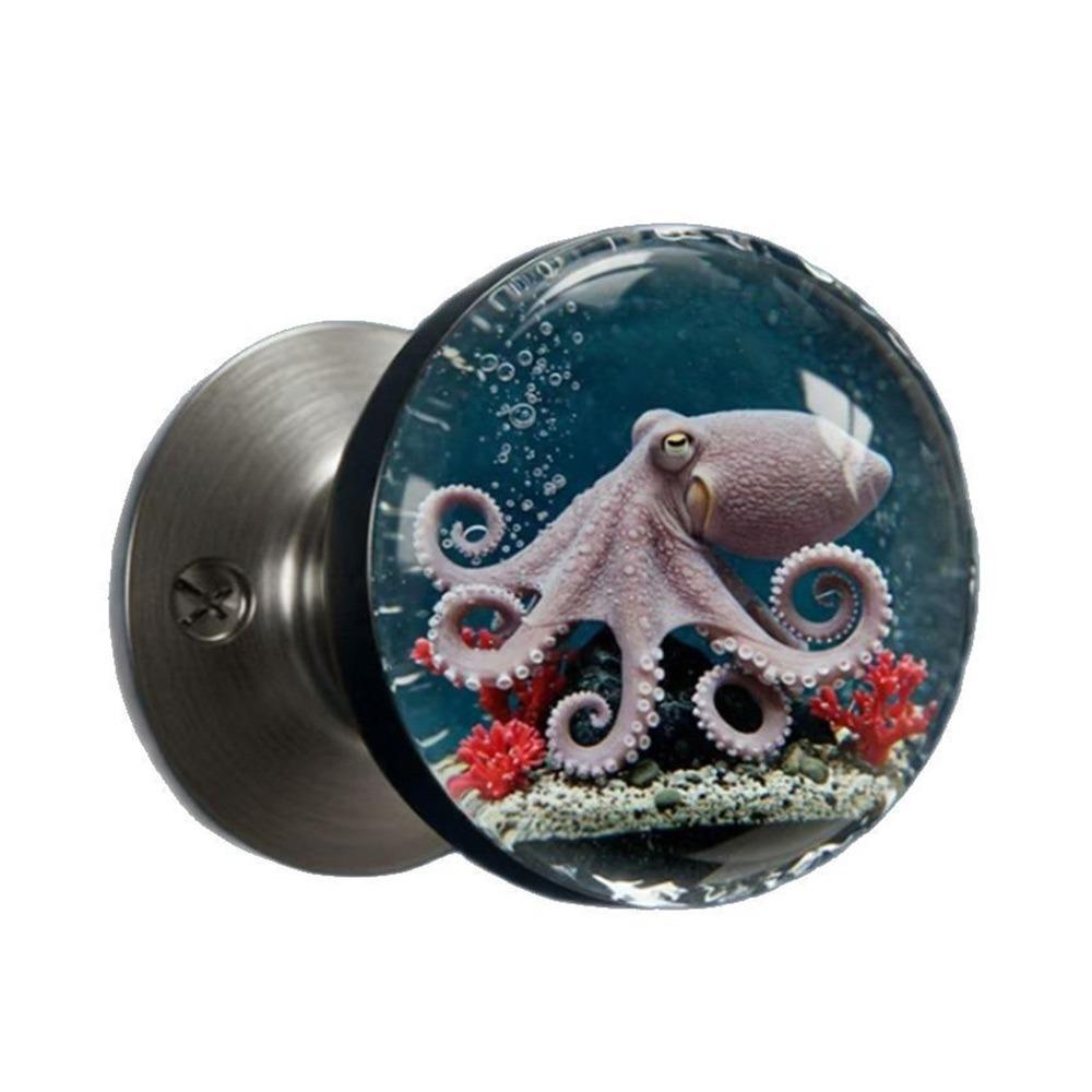 

Retro Animal Artistic Knob Scratch-Resistant Door Knob High Quality Cabinet Handle Octopus