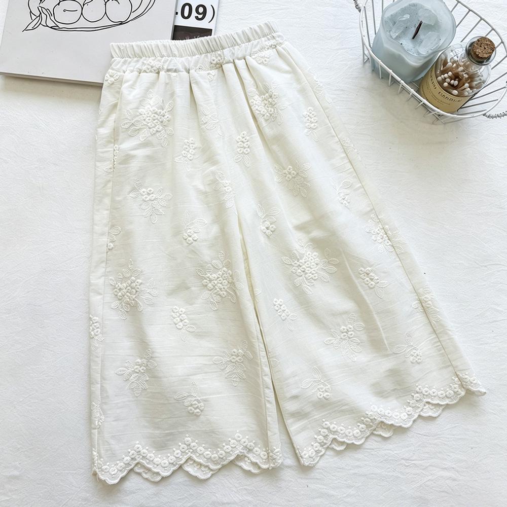 Girls' Striped Sleeveless Top & Wide-Leg Pants Set - Summer 2026 Trendy Two-Piece.