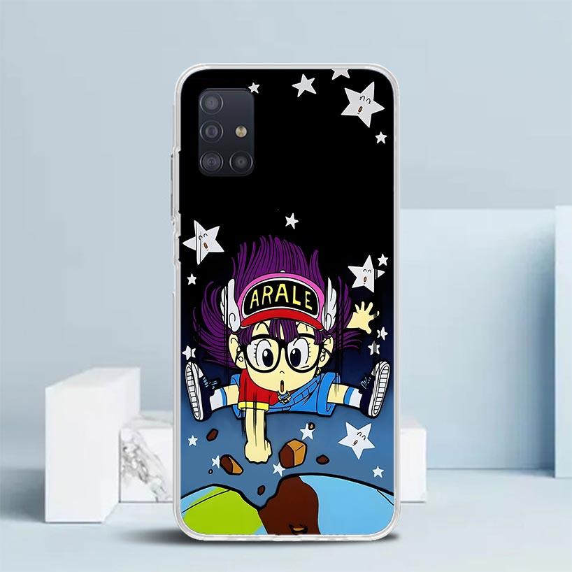 Arale Dr Slump Soft Cover for Samsung Galaxy A12 A22 A32 A52 A72 A02S Phone Case Note 20 Ultra 10 S10 Plus A51 A71 A50S A20S A10