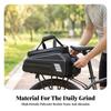 Electric Bike Trunk Bag Structured Easy To Install for Cyclists