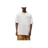 Y-3 Spliced Round Neck Drop Shoulder Short Sleeve T-Shirt Unisex Tops White IZ3127