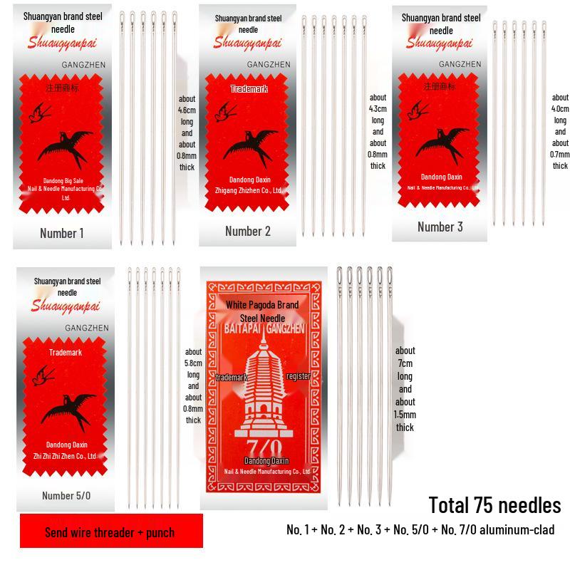 Steel Hand Sewing Needle for Embroidery and Clothes