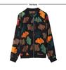Mother's Chiffon Printed Long-Sleeve Cardigan: 2025 Spring New, Plus Size, Loose Fit, Versatile Baseball Jacket