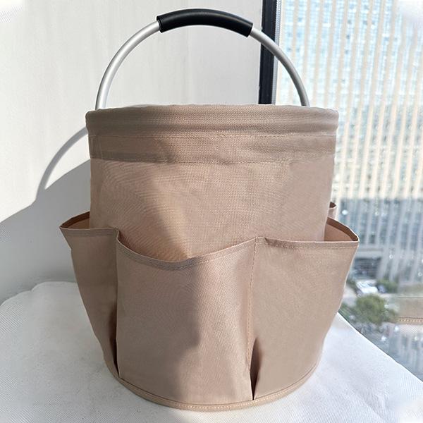 Portable Foldable Picnic and Beach Basket - Handheld Toiletry, Bath, Household & Shopping Bag