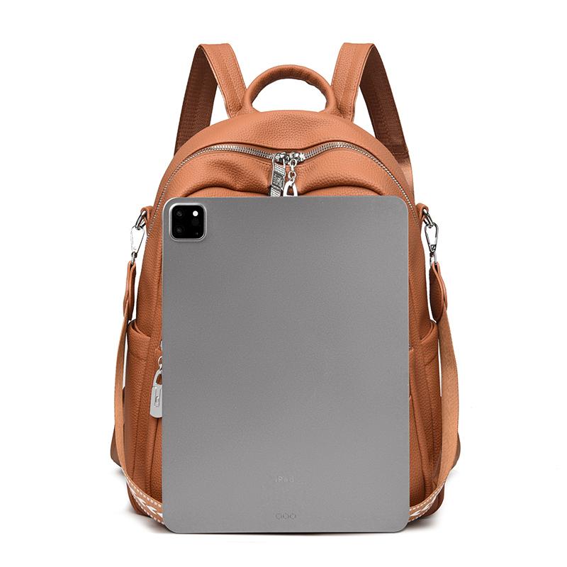 Dámský multifunkční cestovní batoh z měkké kůže