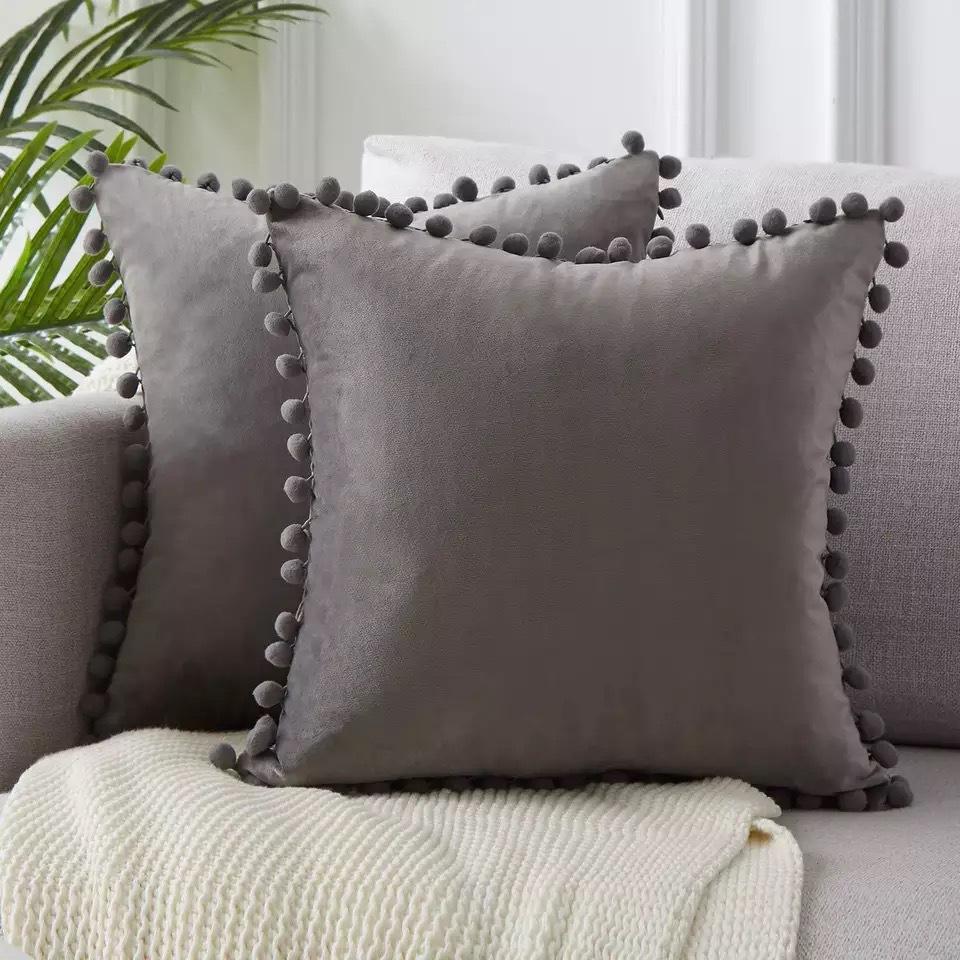 Domowy Styl Boho Welurowa Poszewka na Poduszkę Dekoracja Miękkie Dekoracyjne Poszewki na Poduszki Pokrowce Dekoracja Pokoju Poszewki na Poduszki Sofa Duże 45×45 Cm