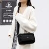 Lightweight multi-layer simple messenger bag women's new versatile commuter shoulder bag nylon casual hand carry small square bag