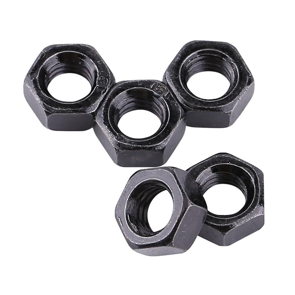 100pcs Carbon Steel Hex Hexagonal Nuts Fasterner Supply (M2)