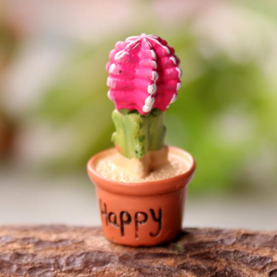 Bonsai Lifelike Eye-catching Miniature DIY Fairy Succulents Decorations for Garden