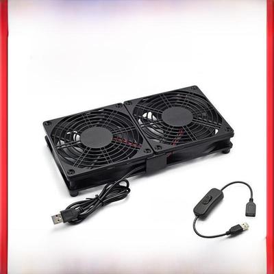 12CM USB Silent Cooling Fan 5V Axial Flow for Chassis, Routers, Notebooks, Industrial Use