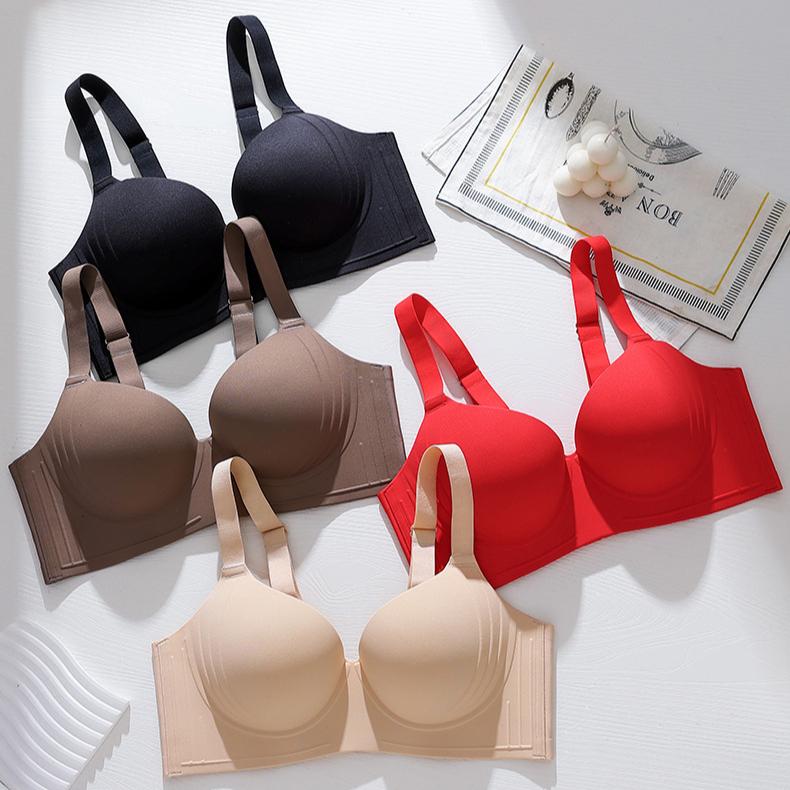 Plus-size Lingerie Women's Lift and Shrink Secondary Breasts Compact Bra Thin Bra Push Up Bra