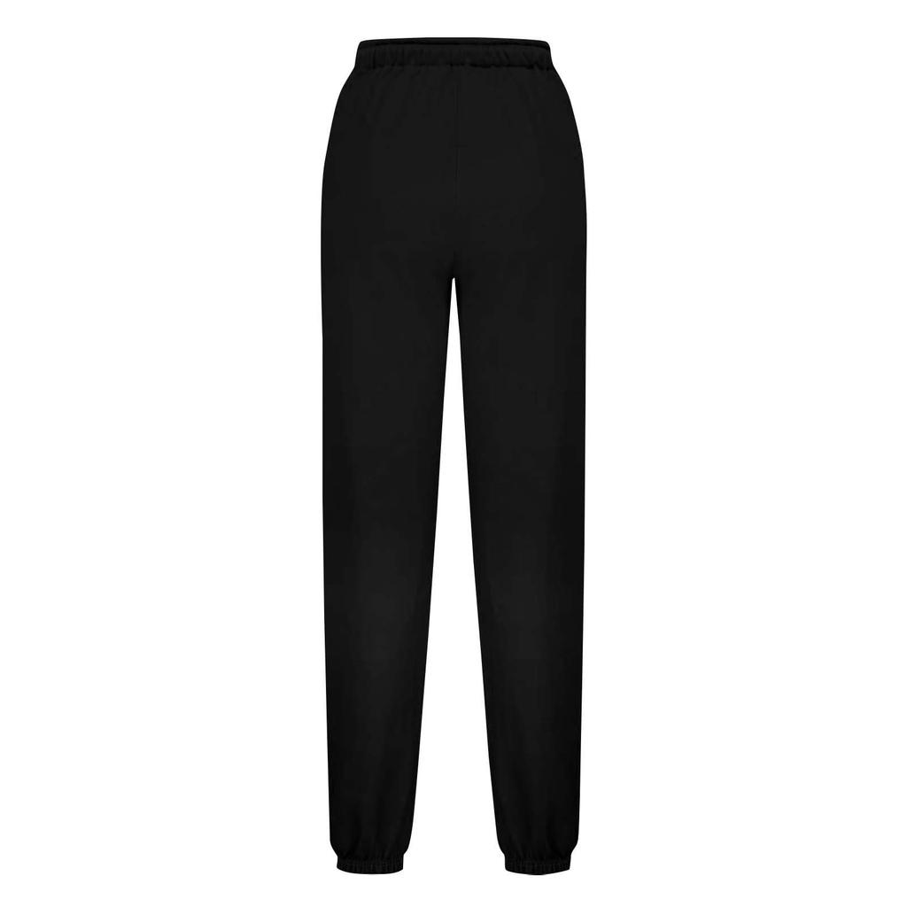 Women's Fashion Plus Size Colour Elasticated Waist Trousers With Cuffed Legs And Side Pockets