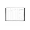 Agenda Semainier - Quo Vadis - EU 09/09 - 21x29,7 cm - Couverture vinyle - Noir Impala