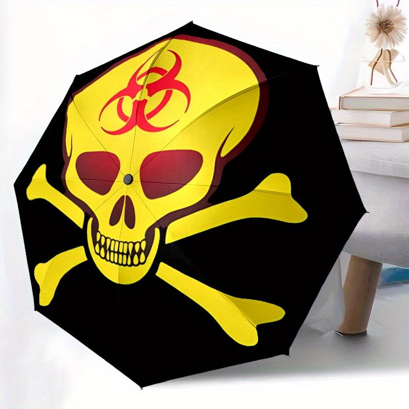 1 Stück Resident Evil Winddichter Automatischer Regenschirm, Tragbares FaltDesign, Leicht für Damen/Herren Geschenk a0811278