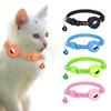 Adjustable Anti Loss Collar Reflective Star Moon Cat Dog Collar Airtag Pet Collar with Bell Cute Pet Cat Positioning Collar for Airtag Pet Collar