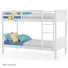 Single Bed Frames Slumber Single Bunk Bed Frame Solid Pine Wood Timber Modular Design White