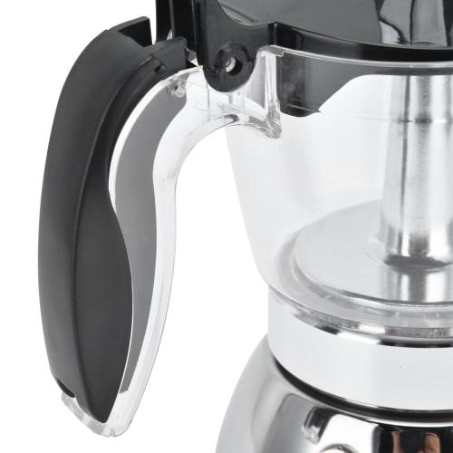 4-Cup Stovetop Espresso Moka Pot - Stainless Steel Coffee Maker - Coffee Maker Kitchen Supplies