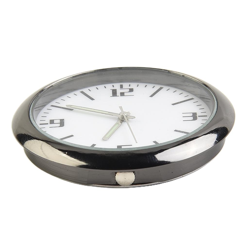 Mini Car Clock with Luminous Display for Dashboard Air Vent Quartz Analog