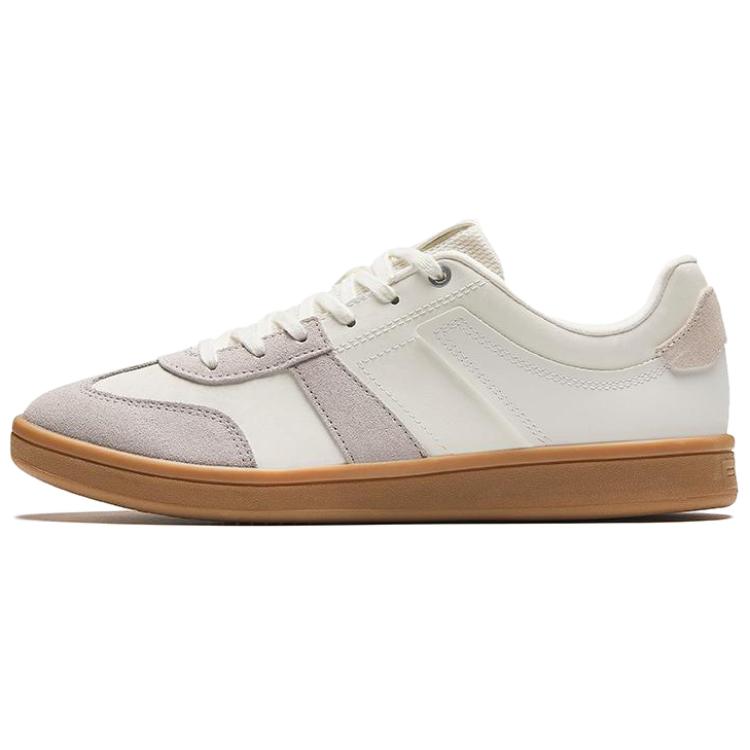 New Anta German Training Lightweight Low-Top Skateboard Shoes Women's White Gray 922428005-1