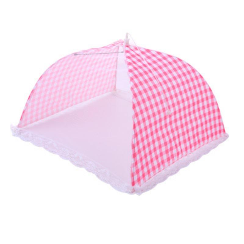 

Экран кружевная сетка открытый барбекю пикник лагерь протектор кухонный помощник против мух комаров пищевая крышка Square розовый