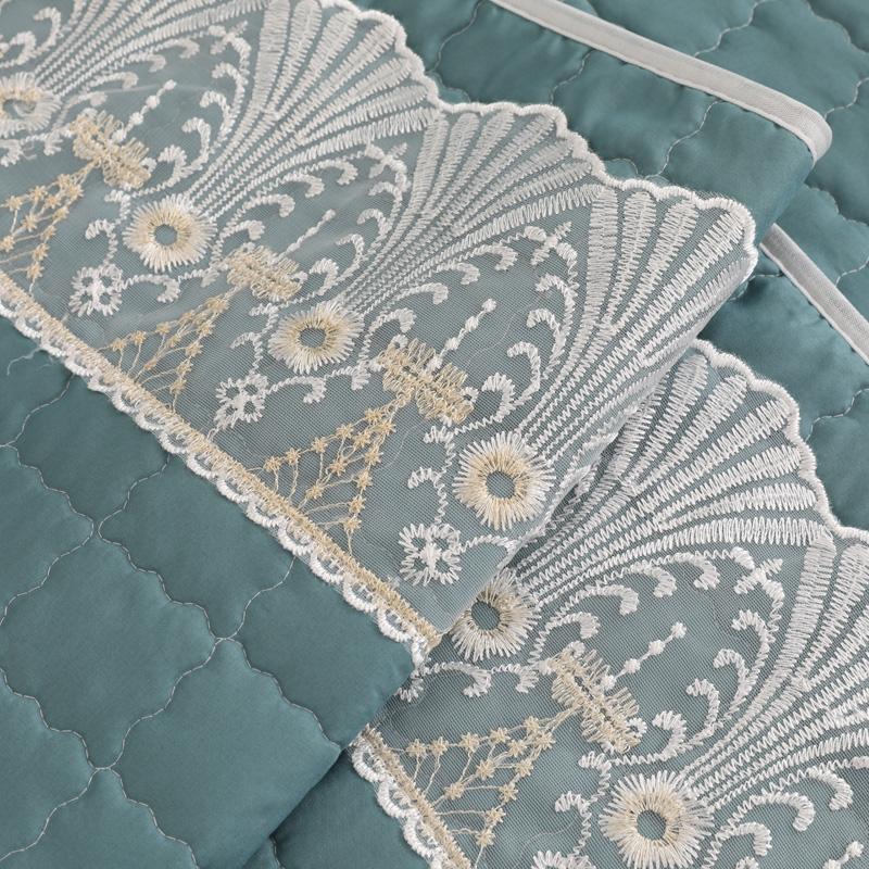 Kostkovaná krajka zdobená protiskluzový chránič potahu pohovky Lehátko Univerzální strečový polštář na rohovou pohovku Four Season 1/2/3/4místný