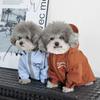 Dog Raincoat Hooded Warm Pet Jacket Cotton Waterproof Two-Leg Design Small To Large Breeds