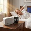 FM Radio Digital Table Alarm Clock LED Display White Noise Device  For Infant and Toddler