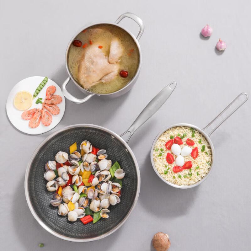 

Platinum Series Stainless Steel 3-Piece Cookware Set