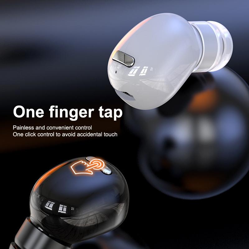 Mini Wireless Bluetooth-Compatible 5.0 Earphone In Ear Sport With Mic Handsfree Headset For Huawei All Phone Headphones