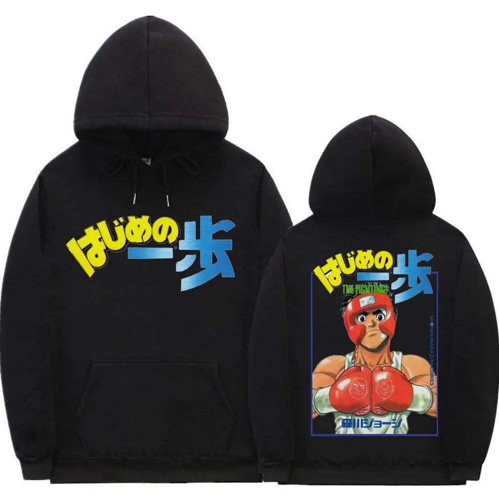 Anime Clothes Hajime No Ippo Hoodies Makunouchi Graphic Hoodie Japanese Unisexga Unisex Women Oversize Kamogawa Boxing Gym Sweatshirts