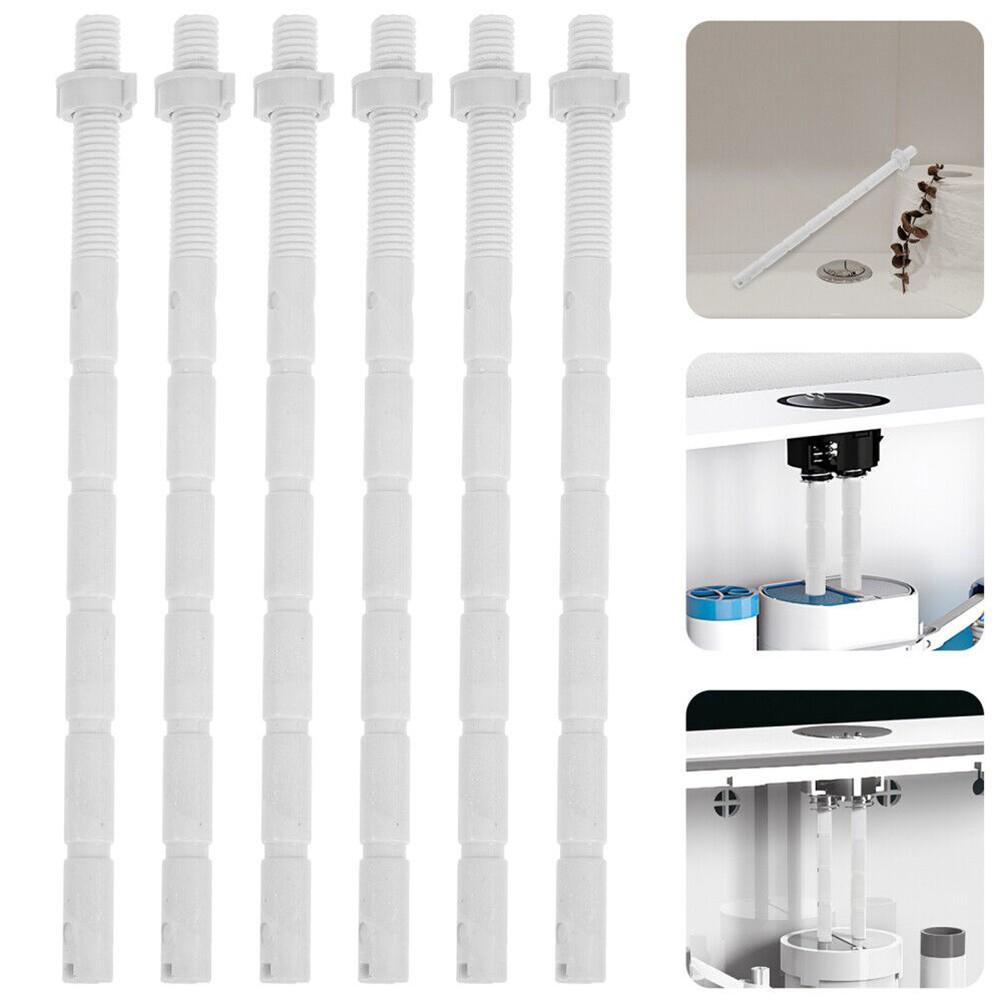 Adjustable Bathroom Toilet Flush Button Rod with Convenient Replacement