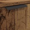 Bathroom Cabinet Set with Shelf and Door Reclaimed Wood Look Wood Based Material