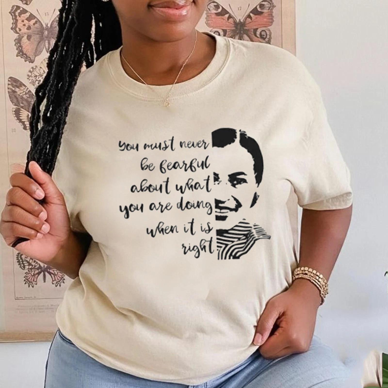 

Retro Rosa Parks Shirt, Rosa Parks 1955 Never be Fearful When You Doing Right 2XL