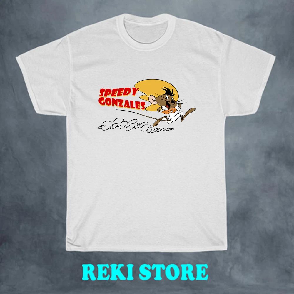 Speedy Gonzales Cartoonns Series Men s White Size S-5XL M