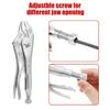 Heavy-Duty Industrial Grade C-Type Locking Pliers Multifunctional Fixed Circular Mouth Force Wrench Powerful Clamping Tool