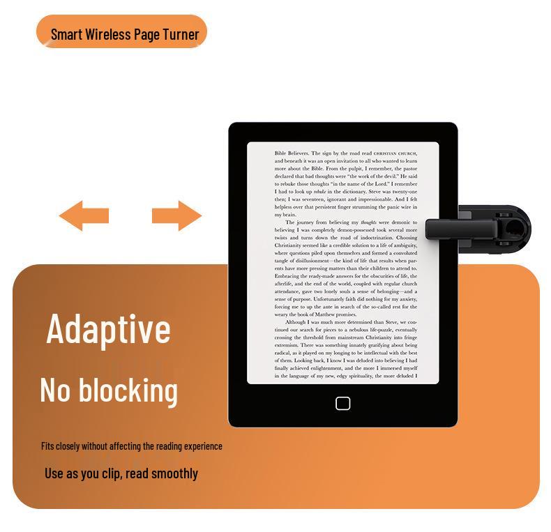 2025 Popular Smart Wireless Page Turner for Kindle & Other Reading Devices
