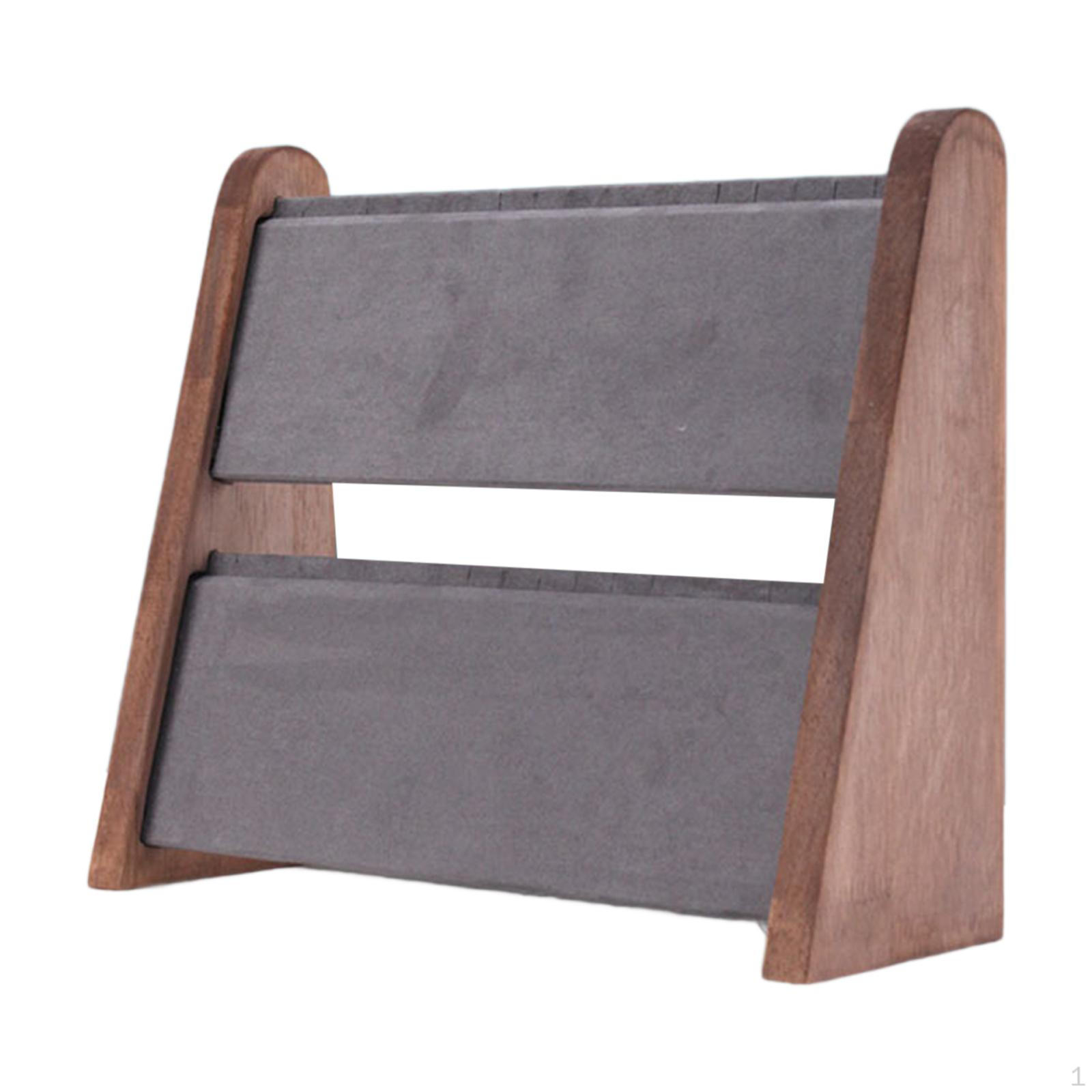 

Шикарная подставка для колец и сережек. Организация темно-серого