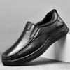 2026 New Premium Men's Formal Casual Shoes - Soft Leather Upper with Cushioned Insole & Non-Slip Tread for Business Occasions