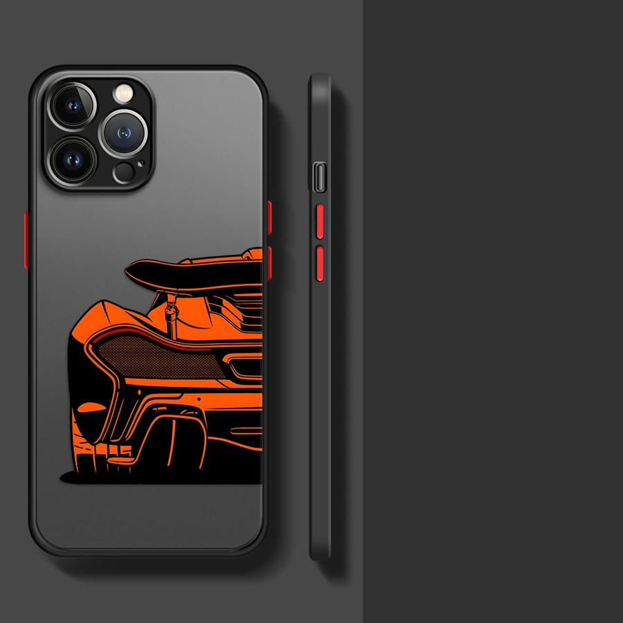 Coque de téléphone Cool pour iPhone 17 Pro Max 12 XS XR 7 8 SE 14 15 11 Air 16 Plus 13 Mini Housse Arrière Dessin Animé Voiture