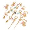 Gold-Plated Starfish & Seashell Stainless Steel Ear Cuffs – European & American Ocean Holiday Style