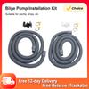 Flexibly Bendable 0.75in Dia. 6.56ft Bilge Pump Hose High Pressure Resistant Bilge Pump Installation Kit for 750GPH Bilge Pump