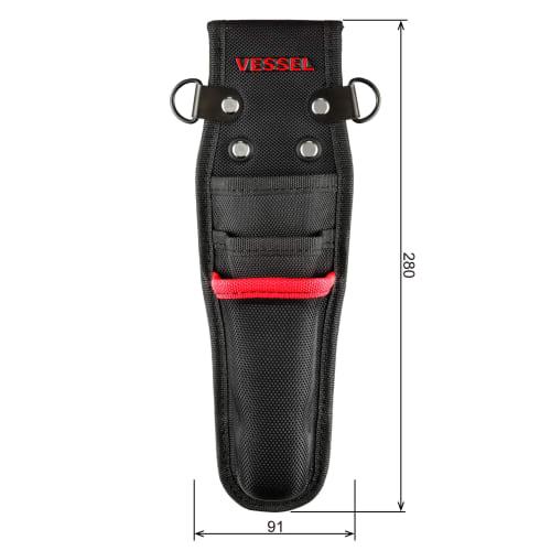 VESSEL Electrician Adjustable Knife Holder, 3-Tool Holder, TPK-30