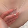 Elegant Pearl Necklace: Trendy, High-End Titanium Steel Clavicle Chain for Women