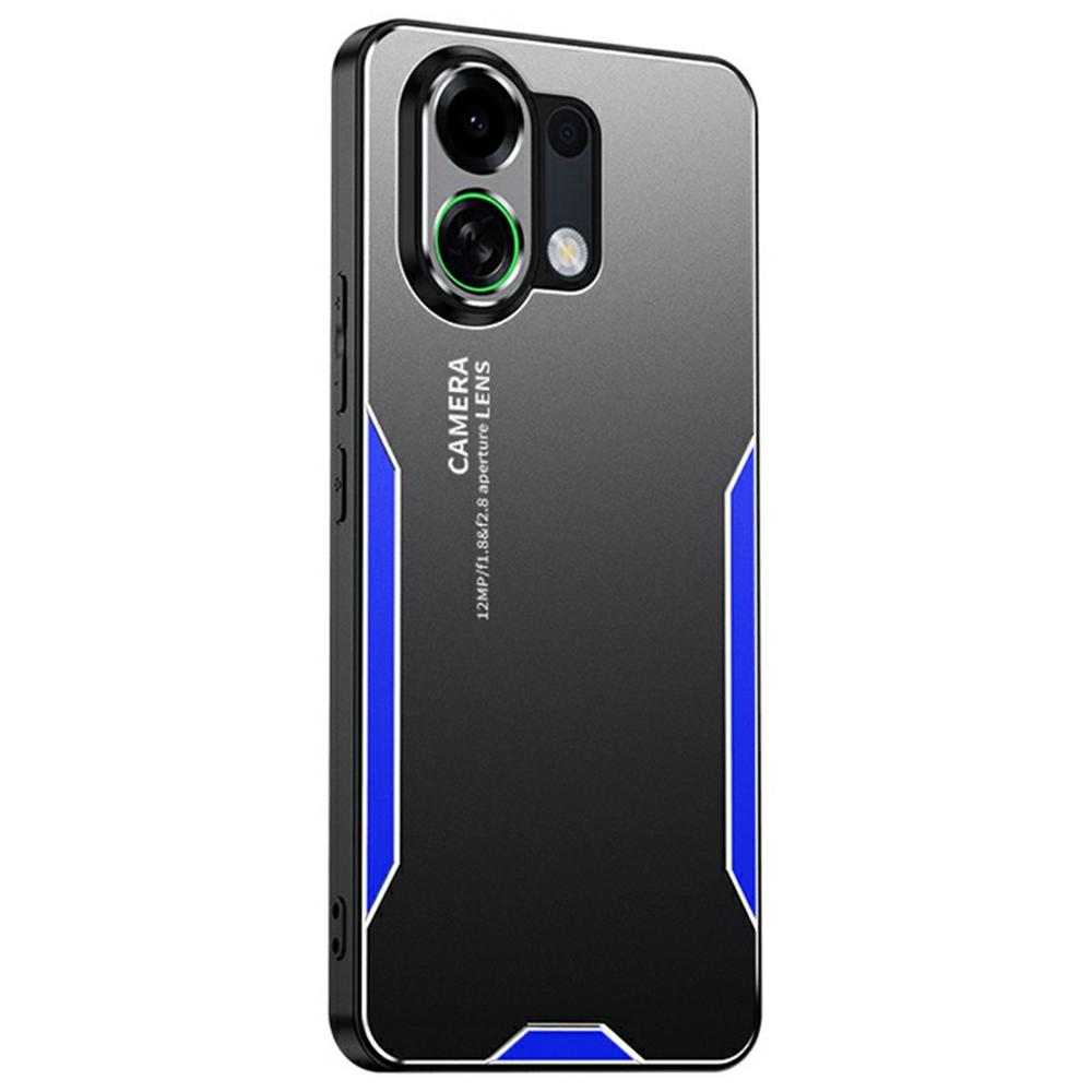 

For Oppo K13 Turbo Pro 5G Phone Case Aluminium Alloy TPU PC Back Cover Blue