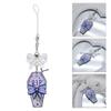 Bowknot Purple Coffin Hanging Pendant Sweet Phone Strap Bag Decoration Portable Hanging Lanyard Gift for Girls Women