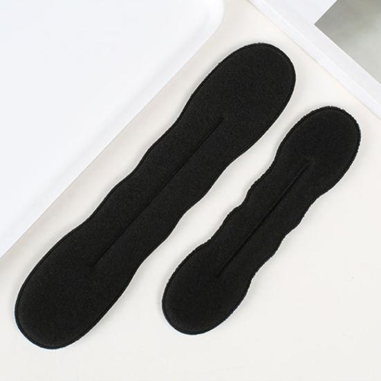 2/3Pcs Women Hair Bun Maker Sponge Faux Pearls Decor Bun