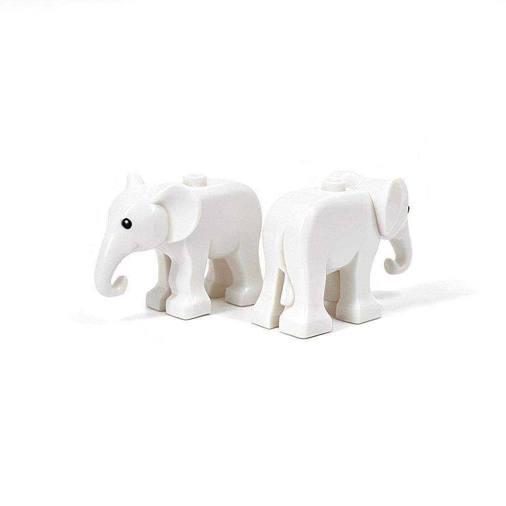 Animal Printed DIY Parts: Goat, Seagull, Penguin, Fish, Sheep - Compatible with MOC Building Block Toys
