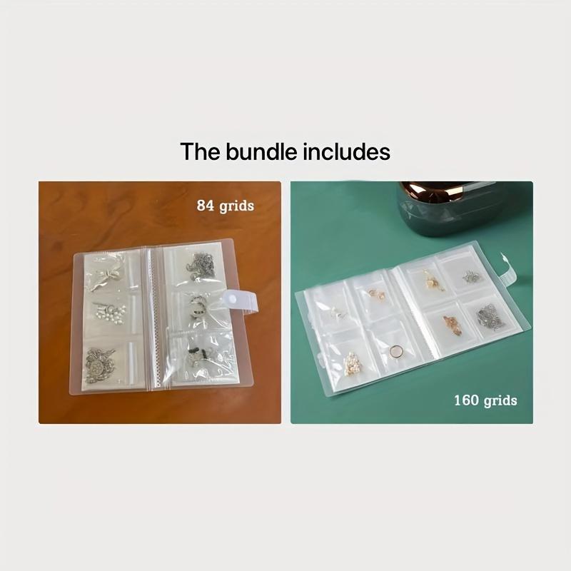 1 set of antioxidant jewelry storage bag, desktop drawer storage box, transparent necklace, bracelet, ring rack, jewelry storage box.
