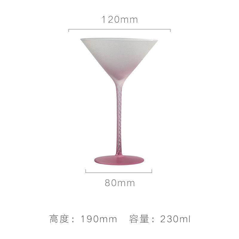 Candy Colored Crystal Glass Goblet KTV Dessert Cup Ice Cream Cup Milk Tea Cup Banquet Wine Glass Champagne Glass Cocktail Glass
